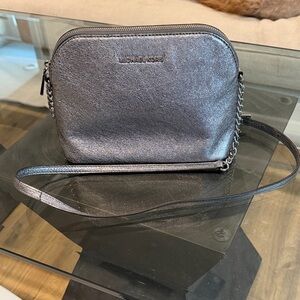Michael Kors Silver Crossbody Bag